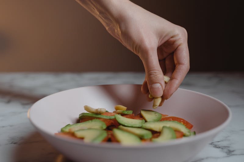Fresh Veggie Bowl with avocado
